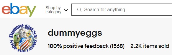 image of eBay Feedback Rating 100% from 1568 Ratings